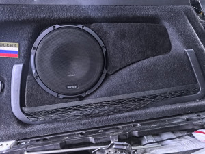 Короб стелс 10" на Porsche Cayenne II и II Рестайлинг в левое крыло